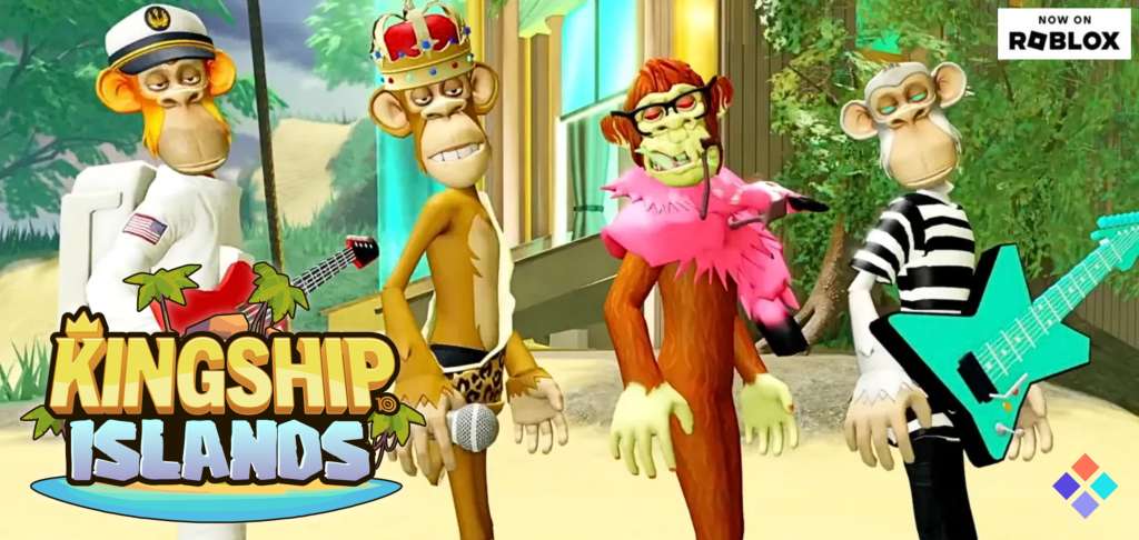 Bored Ape Band Takes Over Roblox with 'Kingship Islands'