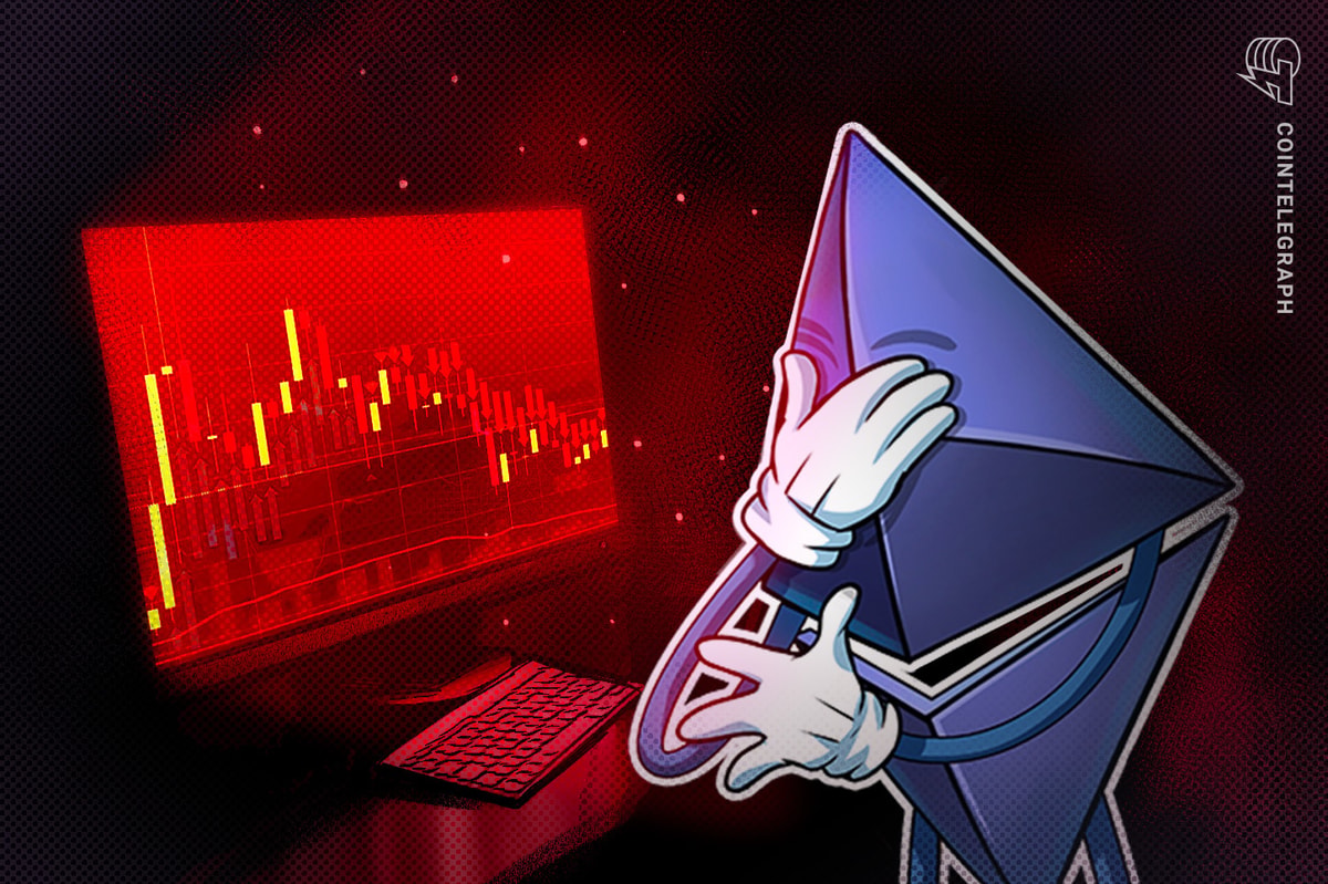 Ethereum price down almost 50% since Eric Trump's 'add ETH' endorsement