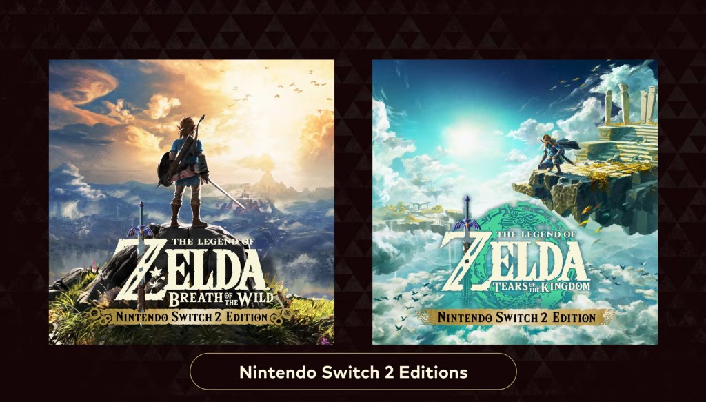 Nintendo offers Switch 2 editions of Zelda, Mario Party and more