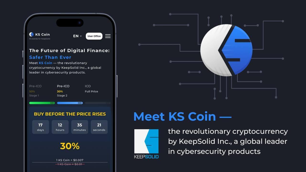 KeepSolid Launches KS Coin: A Loyalty Crypto Reward with Real Utility Token Benefits