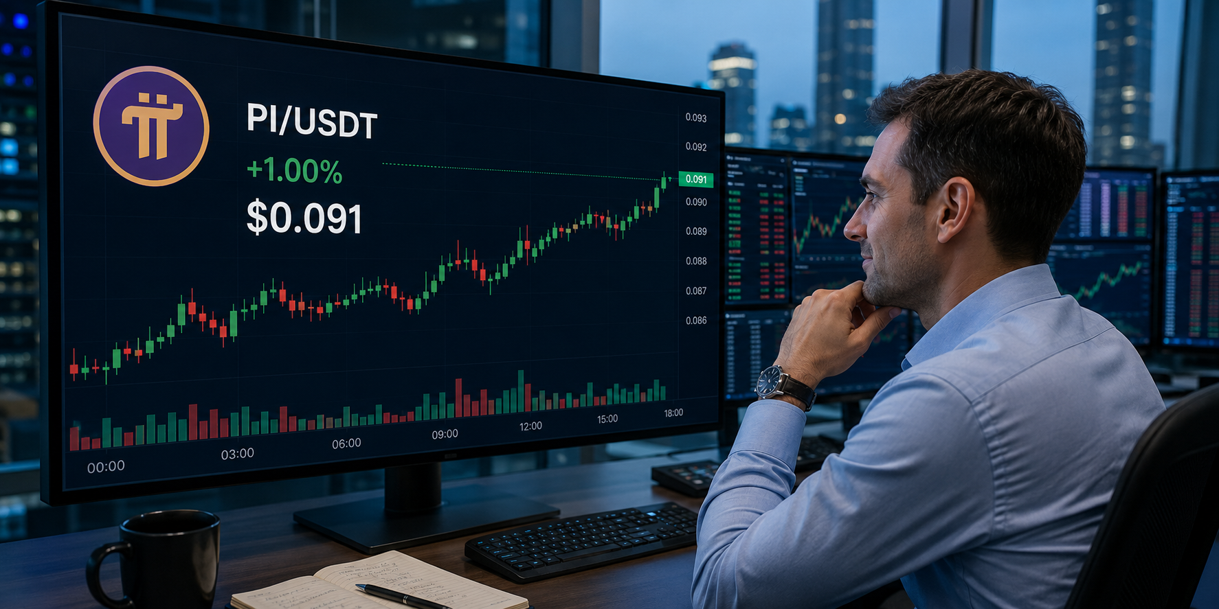 Pi holds above $0.091 as OpenPay restores cash-in feature